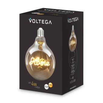 Лампа светодиодная Loft Led G125 4Вт 2500К E27 Voltega 8551