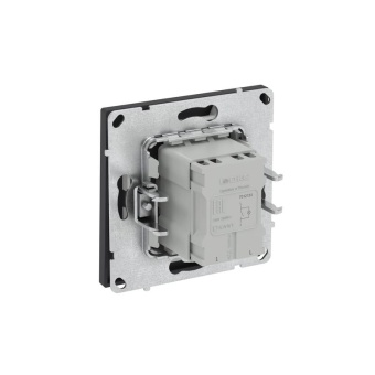 Выключатель 1-кл. KANT с подсветкой черн. уголь DKC 7012133