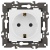 Розетка Elegance 14-2101-01М 16А 250В 2P+E Schuko матов. бел. Эра Б0065800