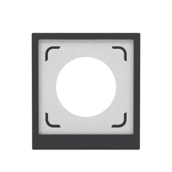 Рамка 1-м KANT IP44 черн. уголь DKC 7012942