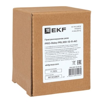 Реле программируемое PRO-Relay PRL100-12-R-AC EKF PRL100-12-R-AC