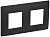 Рамка 2-м SKANDY SK-F02G графит IEK SK-M22-K53