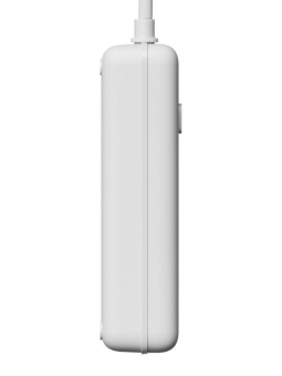 Удлинитель с сетевым фильтром 3х5м 10А 4USB + 2USBC 2500Вт ПВС 3х1 прямоуг. бел. КОСМОС FKsmPR-5m-3g(W)USB