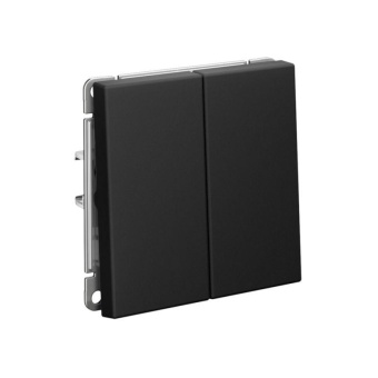 Переключатель 2-кл. ArtGallery (сх. 6/2) 10AX механизм карбон SE GAL001065