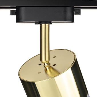 Светильник трековый ARTLINE поворотный 85х85х70мм GX53 230В алюм./пластик. 4кв.м зол. Ritter 59864 4