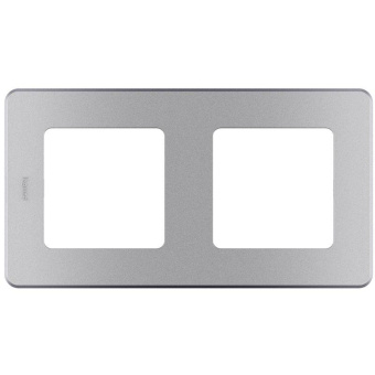 Рамка 2-м Inspiria алюм. Leg 673942