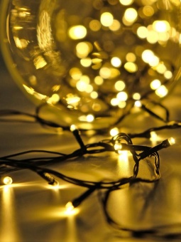 Гирлянда AC-G02-80Y 80LED 8.8м 8реж. 220В желт. ФАZА 5047693