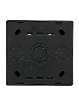 Выключатель 1-кл. ОП LETO черн. бархат LEZARD 752-4200-100