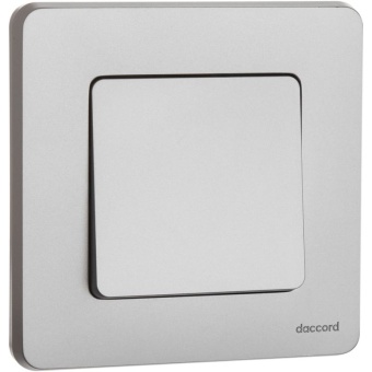 Выключатель кнопочный Inspiria 6А 250В без фиксации НО/НЗ механизм алюм. IEK 673692