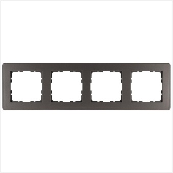 Рамка 4-м G-Flex мокко Jasmart G1104Z
