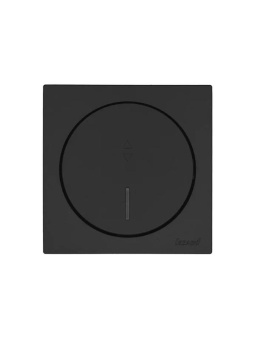 Выключатель проходной 1-кл. СП OSEN 10А IP20 с подсветкой механизм черн. бархат LEZARD 743-4288-114