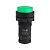 Кнопка с подсветкой OptiSignal Compact D22 С7-PL-B310 зел. 1НО 24В AC/DC XB7NW33B1 КЭАЗ 362090
