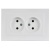 Розетка 2-м СП BRITE РС12-2-БрАБ 10А в сборе без заземл. без защ. шторок арктич. бел. IEK BR-R20-10-K91-F Розетка 2-м СП BRITE РС12-2-БрАБ 10А в сборе без заземл. без защ. шторок арктич. бел. IEK BR-R20-10-K91-F