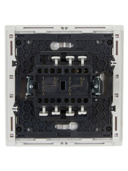 Выключатель проходной 2-кл. СП FORTE&PIANO 10А FP207 бел. IEK FP-V22-0-10-1-K01