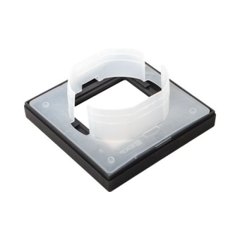 Рамка 1-м Эпика IP44 пластик черн. EKF UP1-FPB-01-44