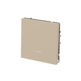 Выключатель 1-кл. KANT с подсветкой ванильн. марципан DKC 7015133