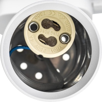 Светильник трековый поворотный ARTLINE 55х55х200 GU10 230В алюм. 2.6кв.м бел Ritter 59931 3