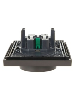 Розетка 2-м СП FORTE&PIANO FP323 16А с заземл. защ. шторки безвинт. крепл. сер. IEK FP-R24-16-1-K03