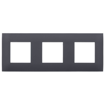 Рамка 3-м SKANDY SK-F03G графит IEK SK-M32-K53