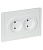 Розетка 2-м СП FORTE&PIANO FP226 10А без заземл. без защ. шторок безвинт. крепл. бел. IEK FP-R20-10-1-K01