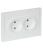 Розетка 2-м СП FORTE&PIANO FP226 10А без заземл. без защ. шторок безвинт. крепл. бел. IEK FP-R20-10-1-K01