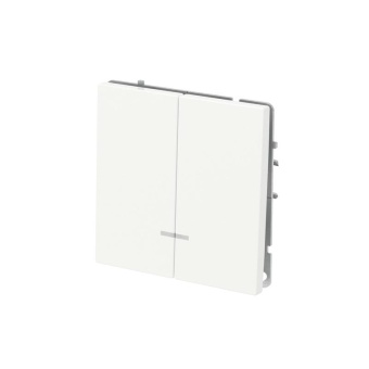 Выключатель 2-кл. KANT с подсветкой бел. магнолия DKC 7000134