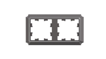 Рамка 2-м AtlasDesign Antique универс. мокко SE ATN100602