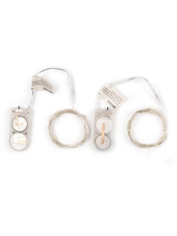 Гирлянда DC-G05-20WS2 20LED 2xCR2032 (в компл.) бел. (уп.2шт) ФАZА 5048010