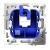 Розетка компьютерная 1-м СП S70 RJ45 кат.6 механизм шелк Voltum VLS060104