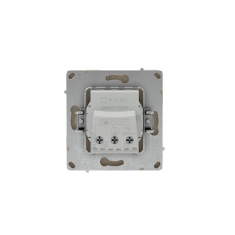 Розетка силовая KANT 2P+E защ. шторки ванильн. марципан DKC 7015003