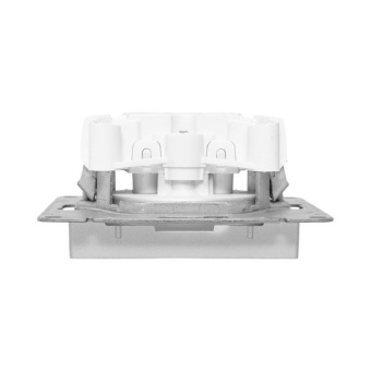 Розетка СП Эпика 16А без заземл. без шторок механизм алюм. EKF UP1-SOA-100