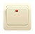 Выключатель 1-кл. СП Classic 10А IP20 с индикацией крем. POWERMAN 1156499