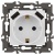 Розетка 16А 250В 2P+E с 2хUSB 5В-3А защ. шторки Elegance бел. 14-4109-01 ЭРА Б0047867