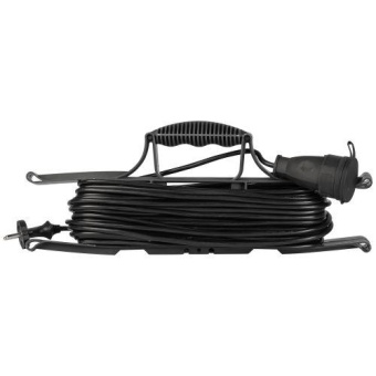 Удлинитель-шнур на рамке 1х20м без заземл. ПВС 2х0.75 GREEN LINE FR-6-20m Эра Б0065100