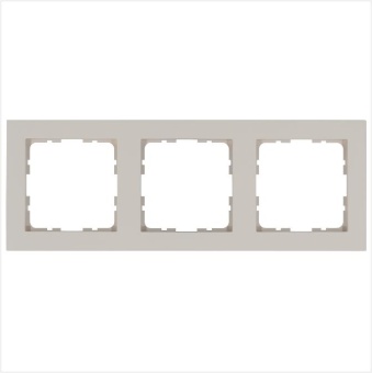 Рамка 3-м G-Classic тауп Jasmart G1003T