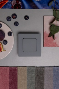 Выключатель 1-кл. СП FLITE ВС11-1-0-ФлС 10А механизм сер. IEK FI-V10-0-10-1-K03