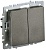 Выключатель 2-кл. СП BRITE ВС10-2-0-БрТБ 10А механизм бронза IEK BR-V20-0-10-K45