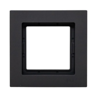 Рамка 1-м Эпика IP44 пластик черн. EKF UP1-FPB-01-44