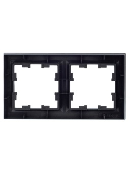 Рамка 2-м BRITE РУ-2-БрС сталь IEK BR-M22-K46