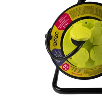 Удлинитель на катушке 4х20м с заземл. IP44 CRW-04-2000 ФАZА 5063839