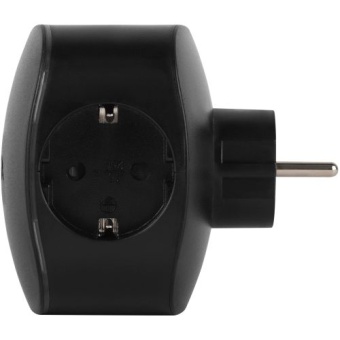 Разветвитель 3-м SP-3e-3USBAC-B + 3 USB A+C с заземл. со шторками 16А чер. Эра Б0069082