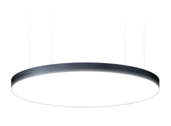 Светильник светодиодный RING-SLIM 35Вт 4000К IP40/IP20 opal-sand 400х50 CRI90 круг подвесной бел. CSVT ЦБ-00008835