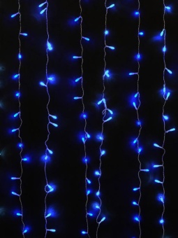 Гирлянда "Занавес" 500 LED 250х150см уличная соед. до 6 мод. син. SHLights 4690601041319