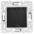Розетка 1-м SKANDY 16А IP44 с заземл. защ. шторки с крышкой SK-R11Bl черн. IEK SK-R16-16-44-K02