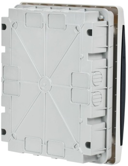 Корпус ЩРВ-П-18 UNION Compact IP41 черн. прозр. дверь пластик. IEK UIC-KP12-V-18-41-K01