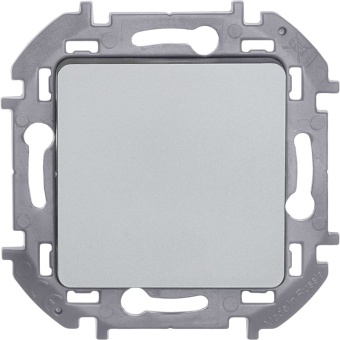 Выключатель кнопочный Inspiria 6А 250В без фиксации НО/НЗ механизм алюм. IEK 673692