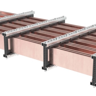 Комплект реек для установки главной шинной системы 225мм DKC R5BBMR225