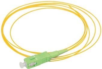 Пигтейл для одномодового кабеля (SM); 9/125 (OS2); SC/APC; LSZH (дл.1.5м) ITK FPT09-SCA-C1L-1M5