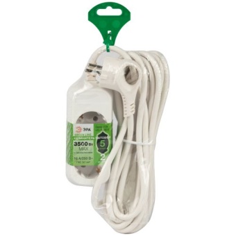 Удлинитель 2х5м с заземл. ПВС 3х1 UDL-16-250-E Greenline Эра Б0065014