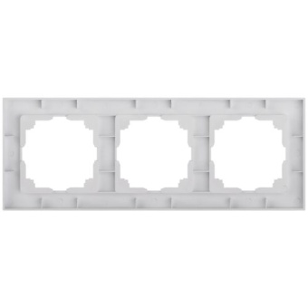 Рамка 3-м СП Accent 6-503-01 бел. Intro Б0063737